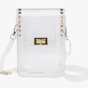 Phone Handbag, Cute Plastic Crossbody Shoulder Bag Stadium Approved